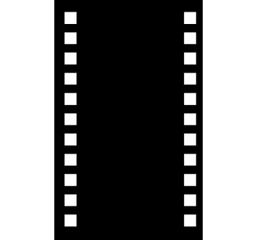 Autocolante decoritivo quadros em vinil Quadro de fita de filme - TenStickers