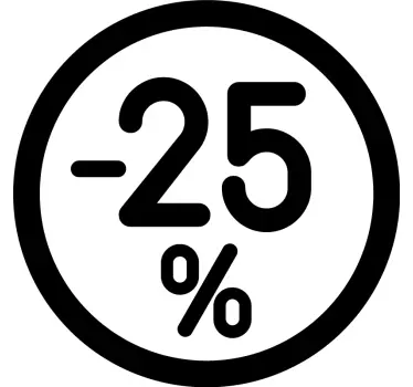 Autocolante decorativo Promoções Círculos de desconto - TenStickers