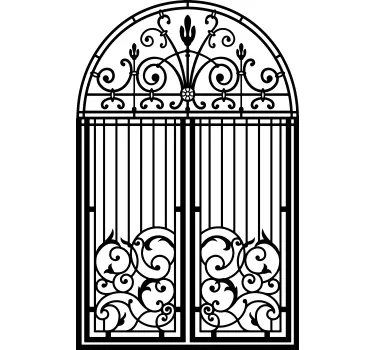 Autocolantes decorativos Vintage Arco gótico - TenStickers