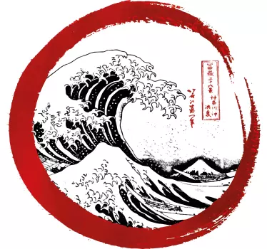 Autocolante da granda onde de Kanagawa - TenStickers