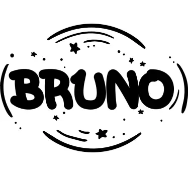 Autocolante personalizável nome em Negrito - TenStickers