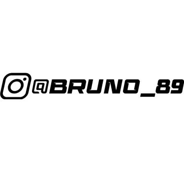 Autocolante para carros instagram racing - TenStickers