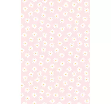 vinil decorativo para janelaspadrão de flor margarida - TenStickers