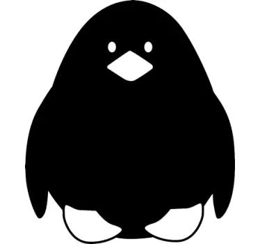 Adesivo infantil ardósia pinguim - TenStickers