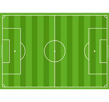 Vinil Quadro de Marcadores Campo de Futebol - TenStickers