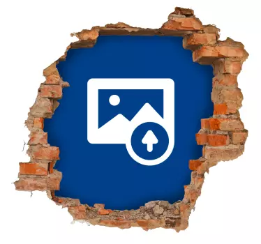 Autocolante buraco na parede 3D - TenStickers