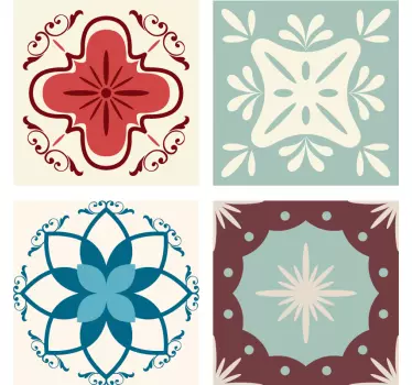 Vinil para azulejos estilo vintage - TenStickers