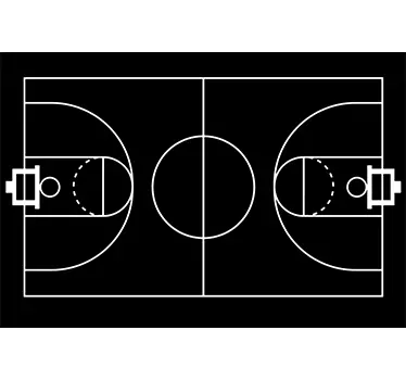 Vinil decoartivo ardósia estratégia basketball - TenStickers