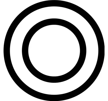 Autocolantes lãmina círculos linha - TenStickers