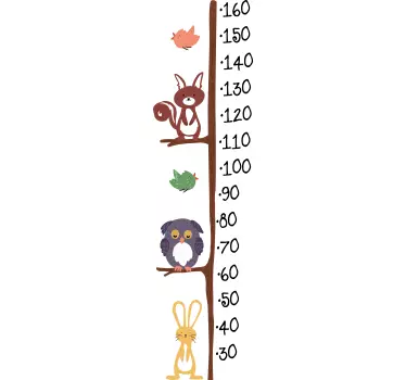 Autocolante decorativo coruja e coelho fofos - TenStickers