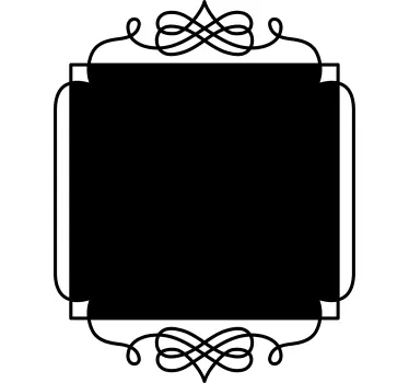 Autocolante quadro de Giz Vintage Preto - TenStickers