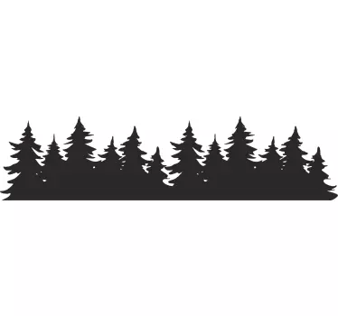 Adesivo com Árvores da floresta - TenStickers