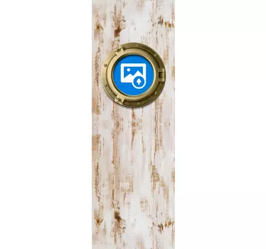 Autocolante para portas janela de navio  envelhecida - TenStickers
