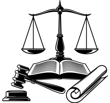 Autocolante profissionais legais Ícones de Justiça - TenStickers