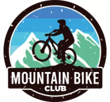 Autocolante para quarto infantil clube de mountain bike - TenStickers