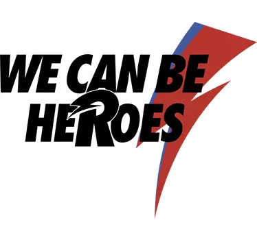 Vinil decorativo David Bowie heroes - TenStickers