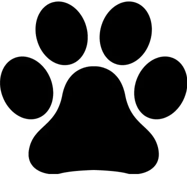 Vinil decorativo pegadas cão - TenStickers