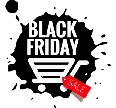 Adesivo promoção Black friday - TenStickers