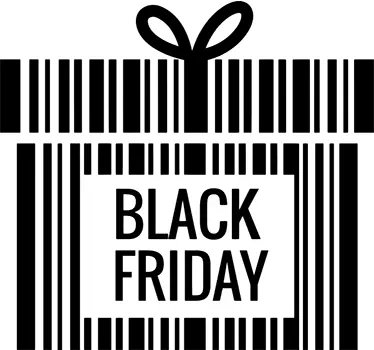Vinil decorativo caixa Black Friday código - TenStickers