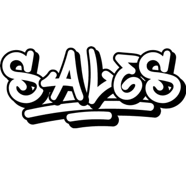 Autocolante Promoções estilo graffiti - TenStickers