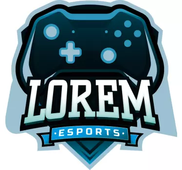 Autocolante de videojogos logotipo personalizado de e-sports - TenStickers
