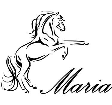Autocolante cavalo personalizado - TenStickers