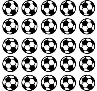 Adesivo bolas de futebol - TenStickers
