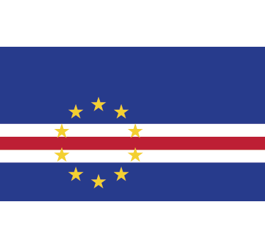 Adesivo de bandeira de cabo verde - TenStickers
