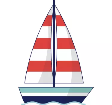 Adesivo de cabeceira barco infantil - TenStickers