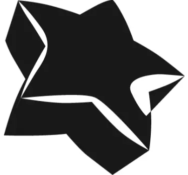 Adesivo estrela 3d - TenStickers