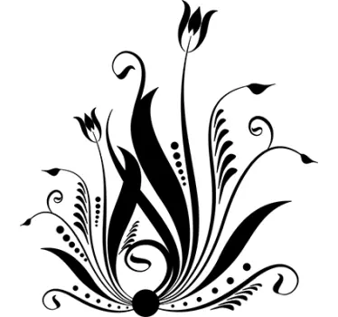 Adesivo abstracto para decorar - TenStickers