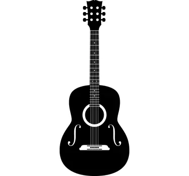 Adesivo guitarra acústica - TenStickers