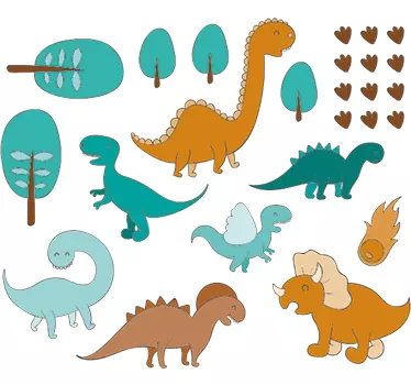 Adesivo infantil Parque Jurássico - TenStickers