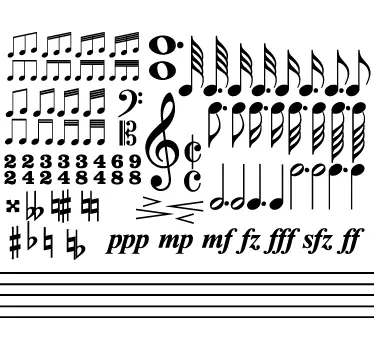 Adesivo musical solfejo - TenStickers