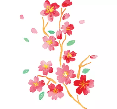 Adesivo primavera japonesa - TenStickers