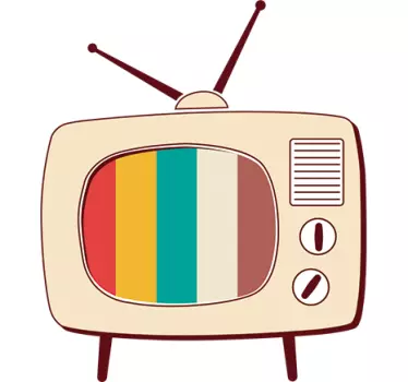 Adesivo retro pop TV - TenStickers