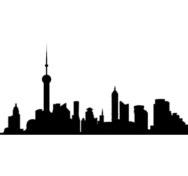 Adesivo skyline da cidade - TenStickers