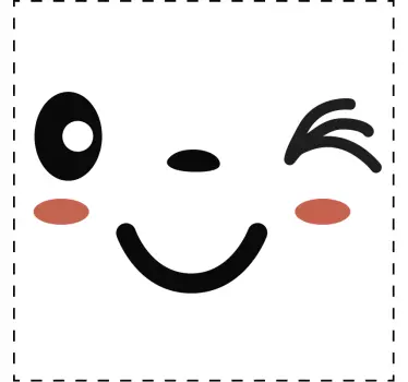 Autocolante cara sorridente para interruptor - TenStickers