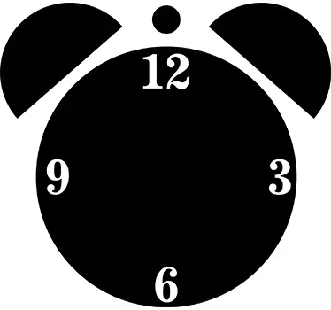 autocolante clássica do despertador - TenStickers
