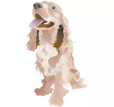 Autocolante de animais de estimação cocker - TenStickers