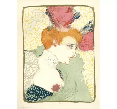 Autocolante de arte ilustração de retrato elegante - TenStickers