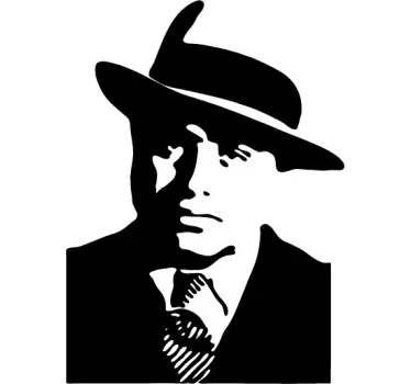 Autocolante de celebridades Al Capone - TenStickers