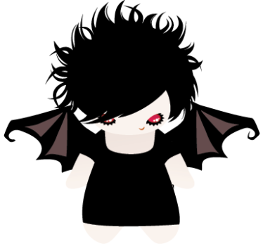 Autocolante de halloween menina morcego - TenStickers