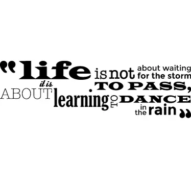 Autocolante de parede Dance In The Rain - TenStickers