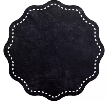 Autocolante de quadro preto formato pizza - TenStickers