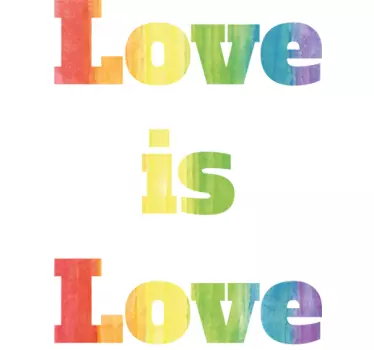 Autocolante decorativo amor gay - TenStickers