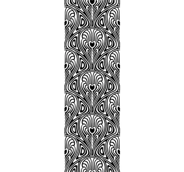 Autocolante decorativo arte abstrata chuveiro - TenStickers