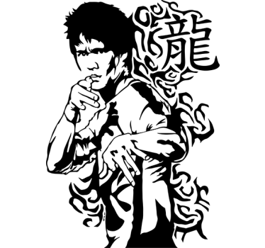 Autocolante decorativo Artes Marciais Orientais - TenStickers