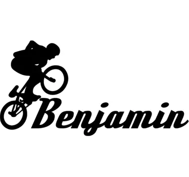 Autocolante decorativo bicicleta - TenStickers