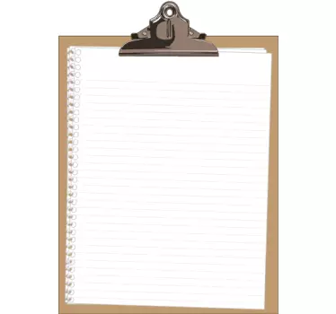 Autocolante decorativo bloco notas quadro branco - TenStickers